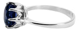 Ring Sapphire Sterling silver 925 Vintage Jewlery vrc157s vrc157s-sp