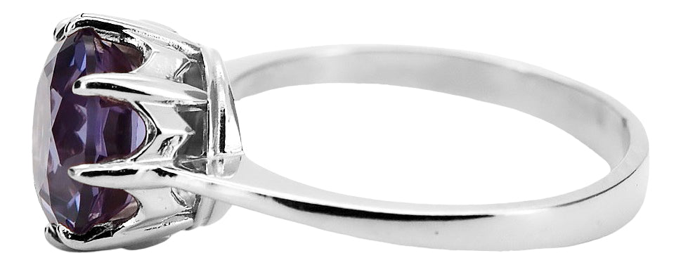 Sterling silver 925 Alexandrite Ring Vintage Jewlery vrc157s