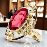 Vintage rose pink 14k gold 585 Ruby ring vrc014 Vintage vrc014r-rb