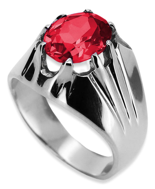 Vintage silver 925 Ruby ring vrc016s Vintage vrc016s-rb