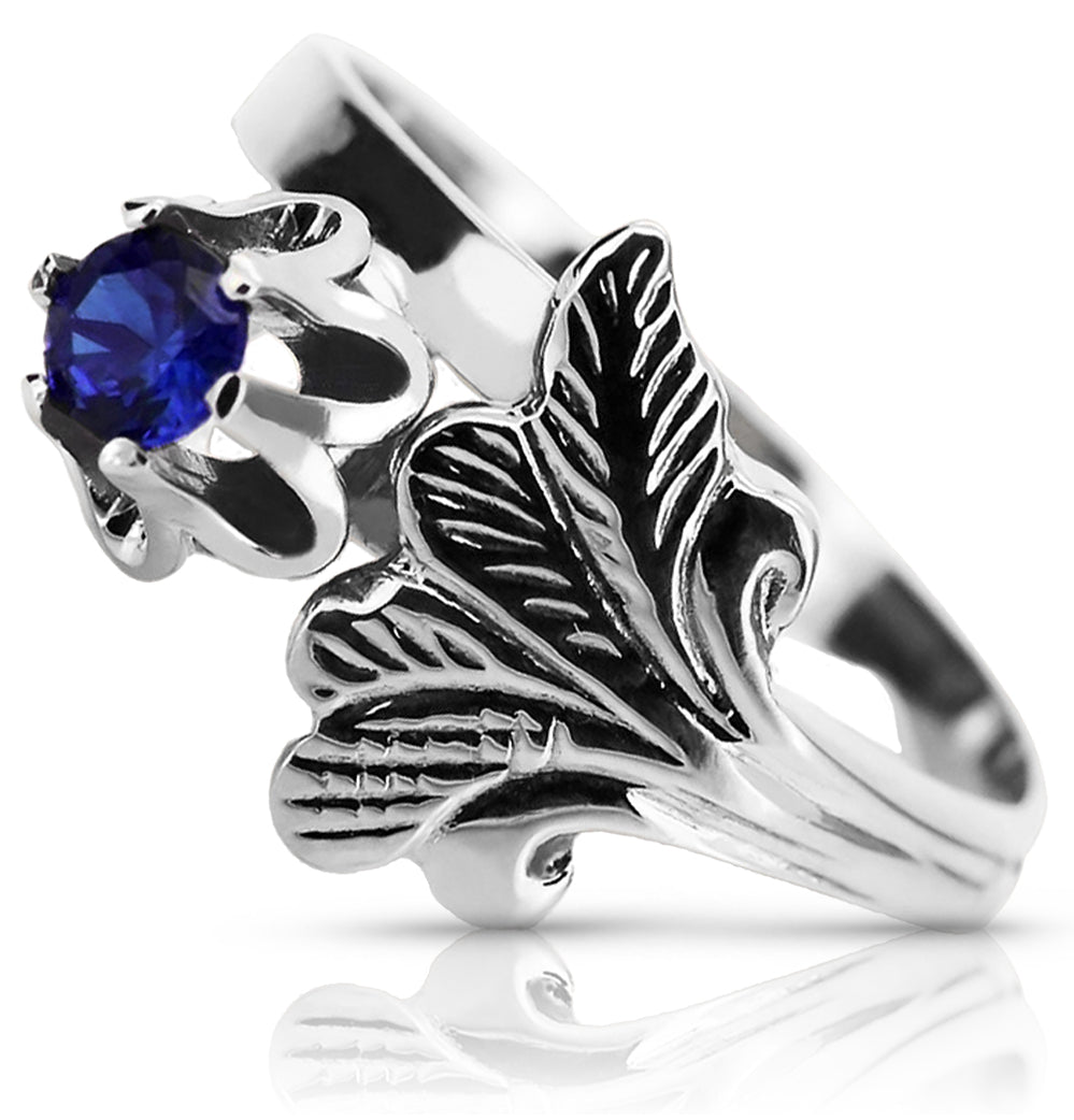 Vintage silver 925 Sapphire ring vrc169s Vintage vrc169s-sp