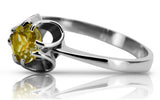 Vintage silver 925 Peridot ring vrc348s Vintage