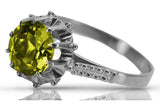 Vintage silver 925 Peridot ring vrc045s Vintage vrc045s-yp