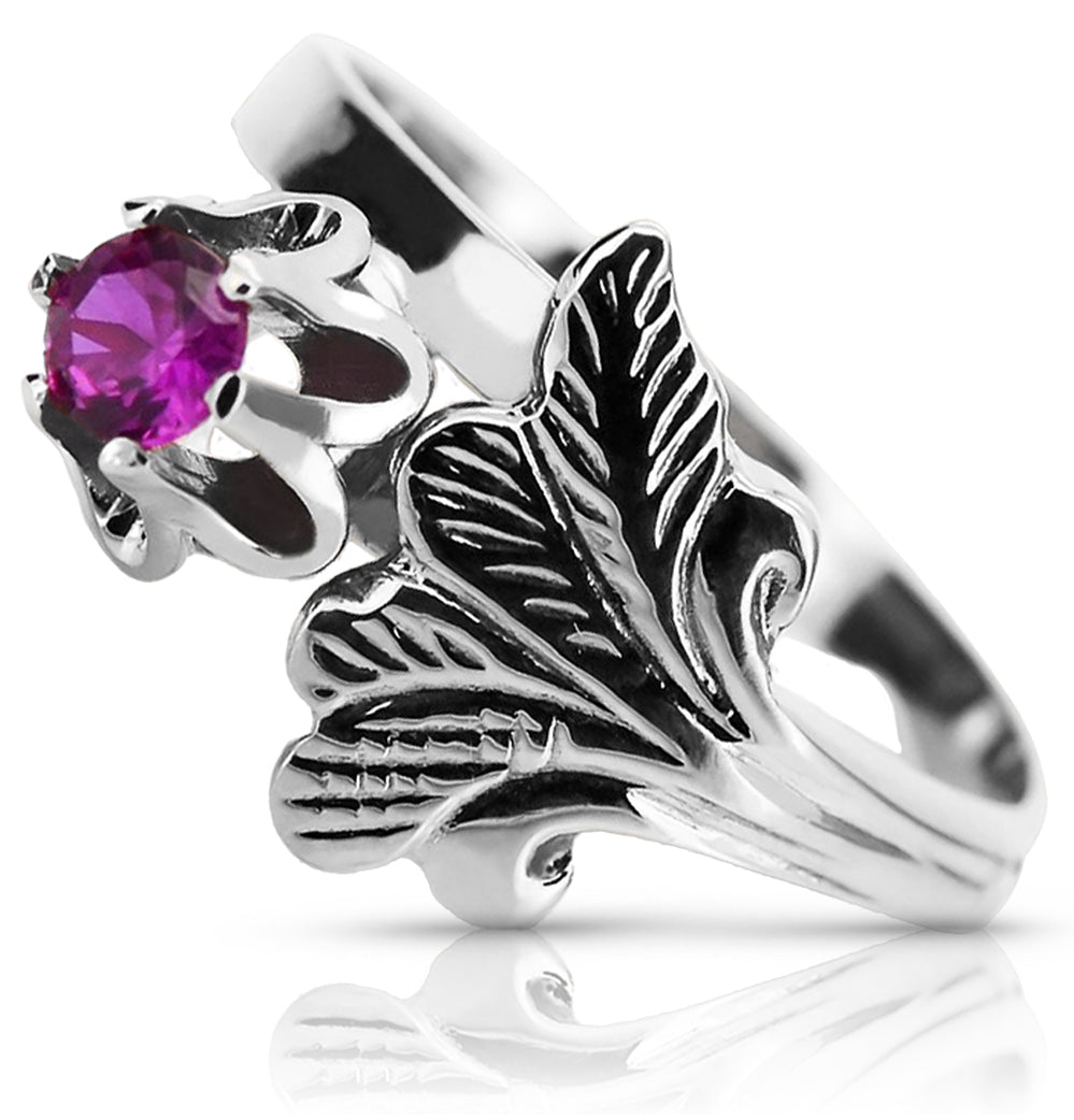 Vintage silver 925 Ruby ring vrc169s Vintage vrc169s-rb