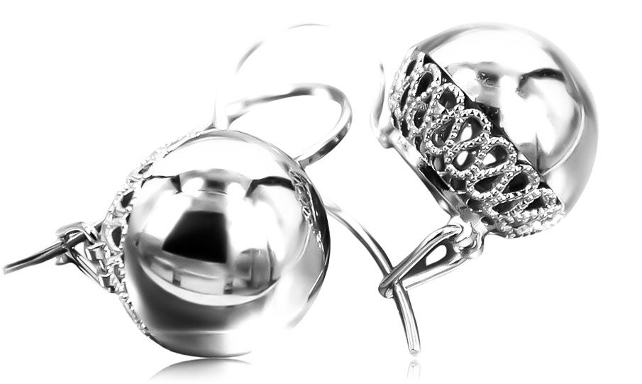 silver 925 Vintage earrings ven122s