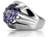 Vintage silver 925 Alexandrite ring vrc016s Vintage