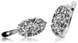 Silver 925 Vintage zircon earrings vec174s vec174s-zi