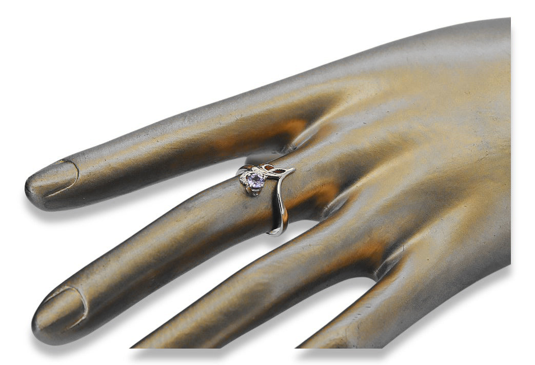 Vintage silver 925 Alexandrite ring vrc095s Vintage