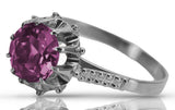 Vintage silver 925 Amethyst ring vrc045s Vintage vrc045s-am