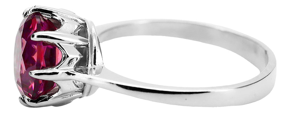 Vintage Jewlery Ring Ruby Sterling silver 925 vrc157s