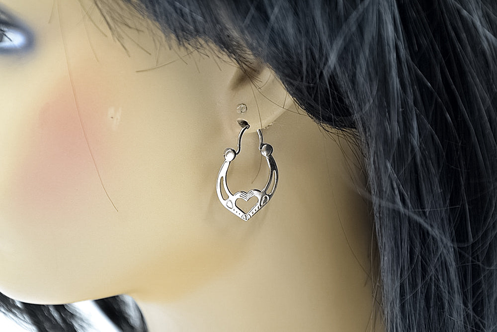 silver 925 Vintage earrings ven024s