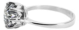 Zircon Sterling silver 925 Ring Vintage craft vrc157s vrc157s-zi