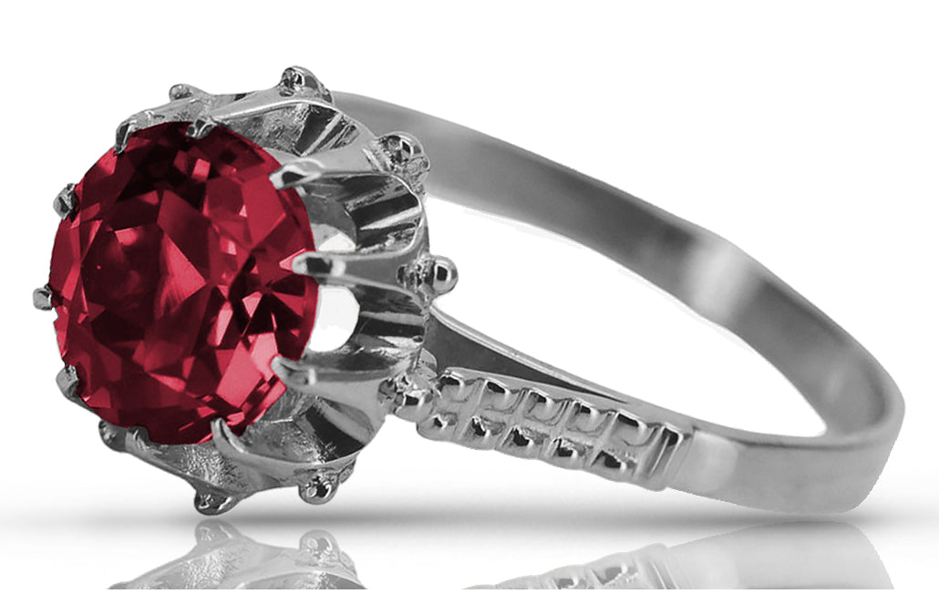Vintage silver 925 Ruby ring vrc045s Vintage vrc045s-rb