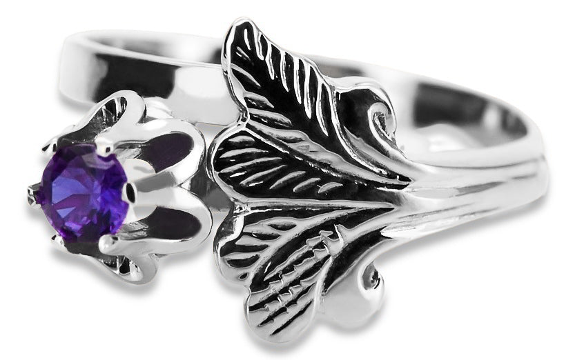 Vintage silver 925 Alexandrite ring vrc169s Vintage vrc169s-ax