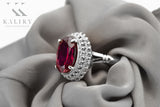 Vintage silver 925 Ruby ring vrc068s Vintage vrc068s-rb