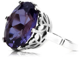 Silver 925 Alexandrite ring vrc130s Vintage