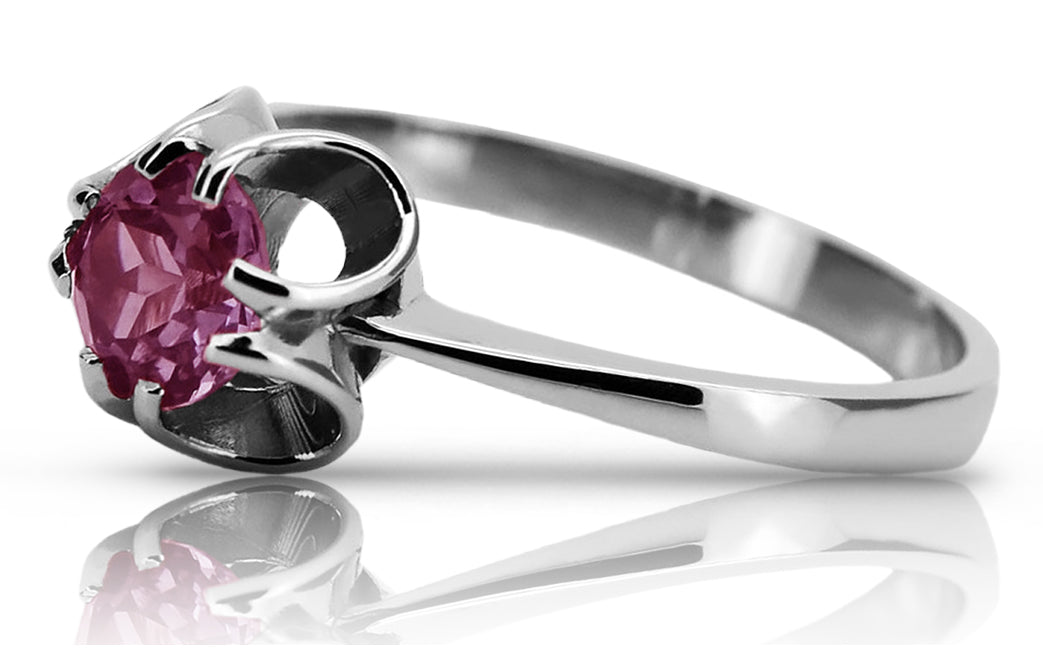 Vintage silver 925 Amethyst ring vrc348s Vintage