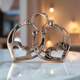 Vintage rose pink 14k 585 gold  Vintage Gipsy earrings ven052