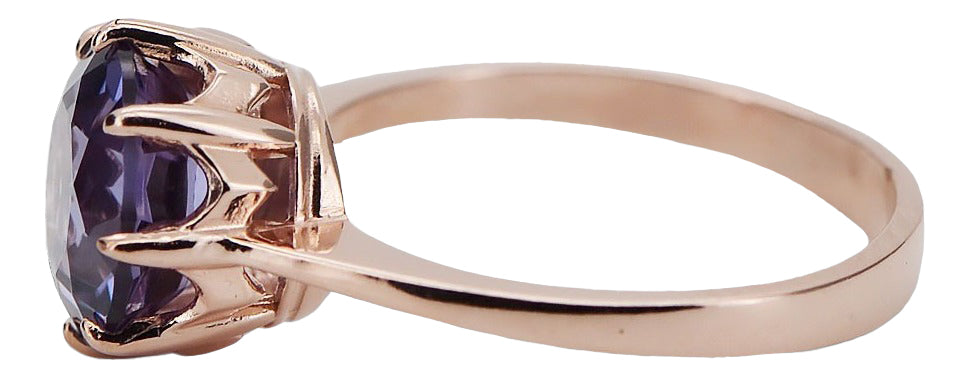 Vintage Jewlery Ring Alexandrite Original Vintage 14K Rose Gold vrc157r vrc157r-ax