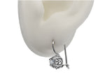 Silver 925 zircon earrings vec145s Vintage vec145s-zi