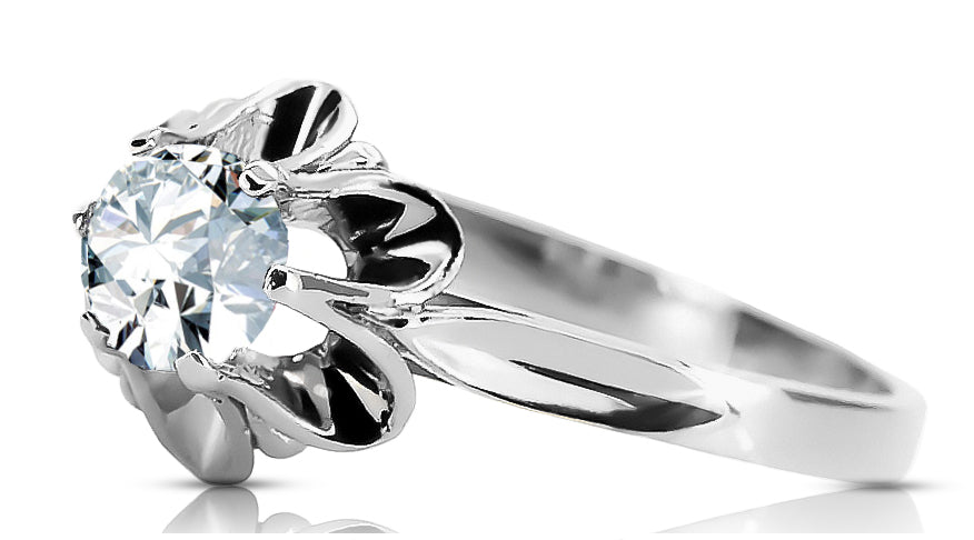 Sterling silver 925 Zircon Ring Vintage vrc004s