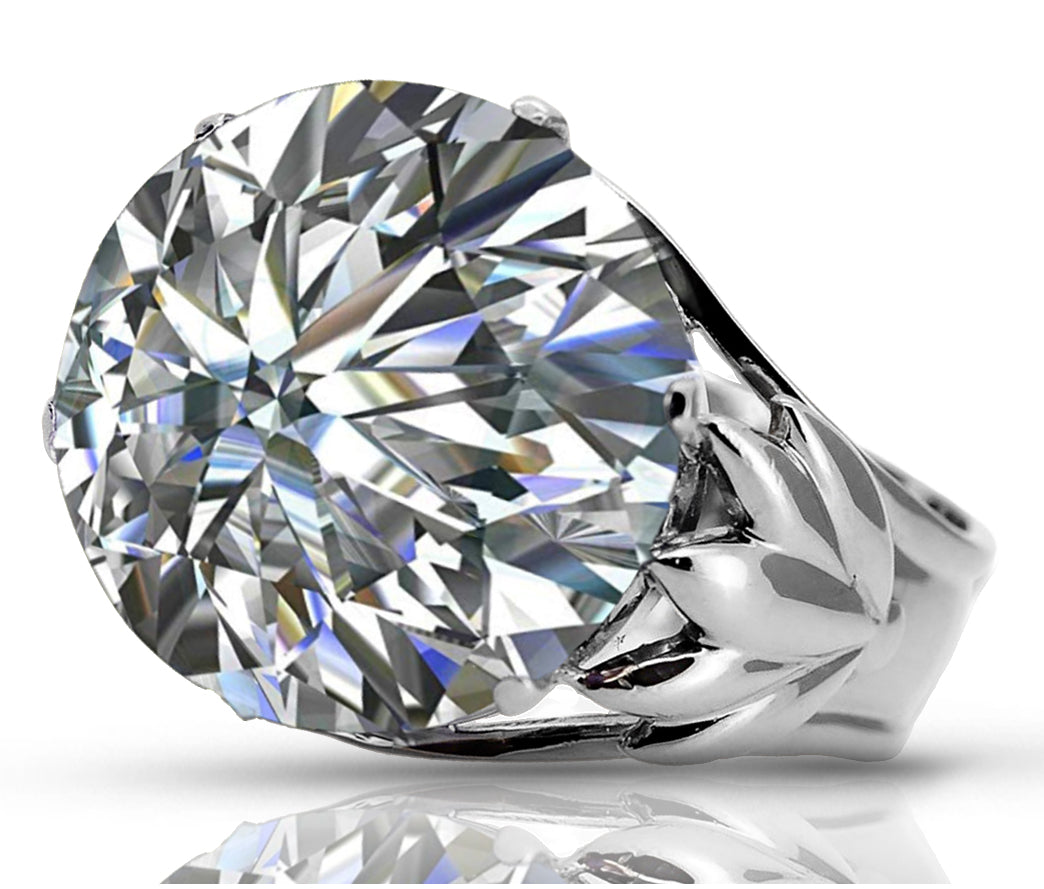 Vintage silver 925 Cubic Zircon ring vrc029s Vintage