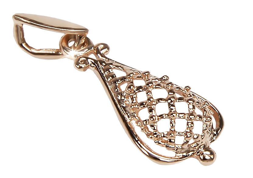 Vintage silver rose gold plated 925 Vintage pendant vpn082rp