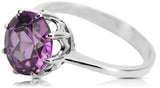 Sterling silver 925 Amethyst Ring Vintage Jewlery vrc157s