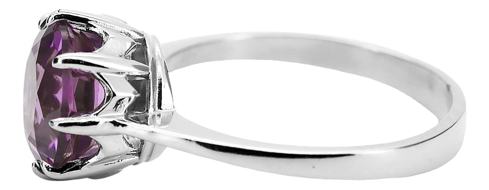 Sterling silver 925 Amethyst Ring Vintage Jewlery vrc157s