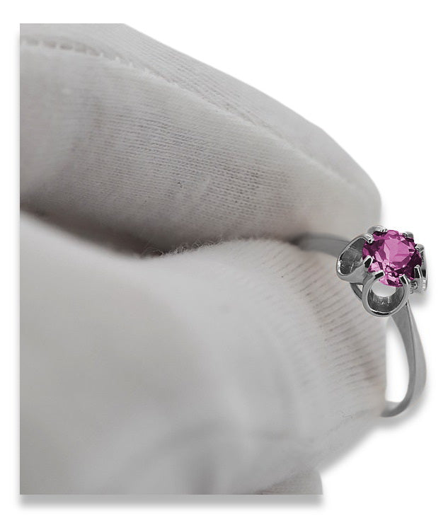 Vintage silver 925 Amethyst ring vrc348s Vintage