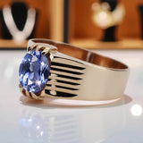 Rose 14K red pink gold 585 Alexandrite Ring vrc007r Russian Soviet Vintage style