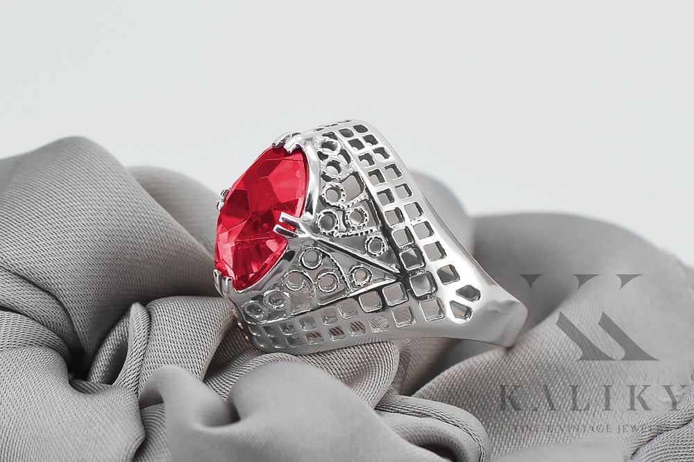 Vintage silver 925 Ruby ring vrc030s Vintage vrc030s-rb