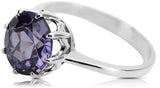 Sterling silver 925 Alexandrite Ring Vintage Jewlery vrc157s