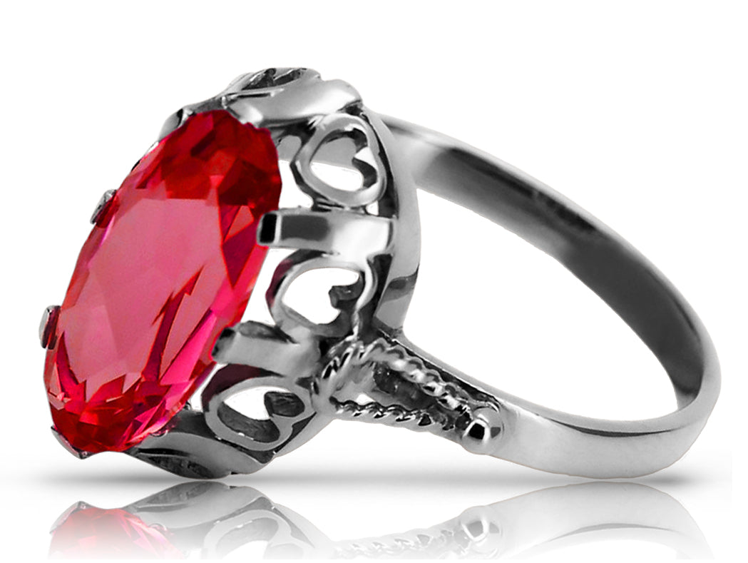 Vintage silver 925 Ruby ring vrc134s Vintage vrc134s-rb
