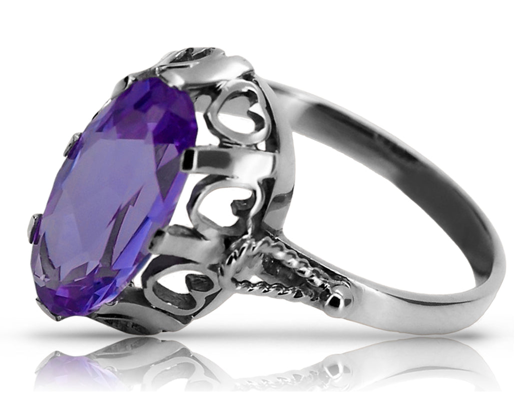 Vintage silver 925 Alexandrite ring vrc134s Vintage