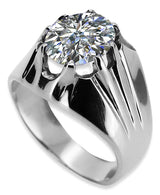 Vintage silver 925 Zircon ring vrc016s Vintage vrc016s-zi