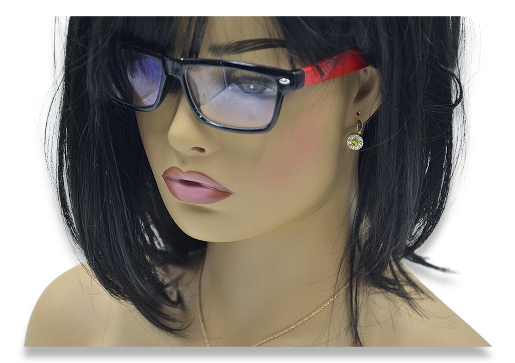 Vintage yellow 14k 585 gold peridot earrings vec161yw Vintage vec161yw-yp