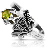 Vintage silver 925 Peridot ring vrc169s Vintage vrc169s-yp
