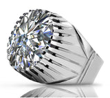 Vintage silver 925 Zircon ring vrc048s Vintage Russian Soviet style vrc048s-zi