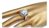 Zircon Sterling silver 925 Ring Vintage Jewlery vrc035s vrc035s-zi