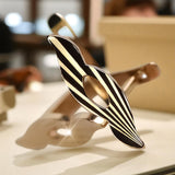 Vintage rose pink 14k 585 gold  Vintage leaf earrings ven062