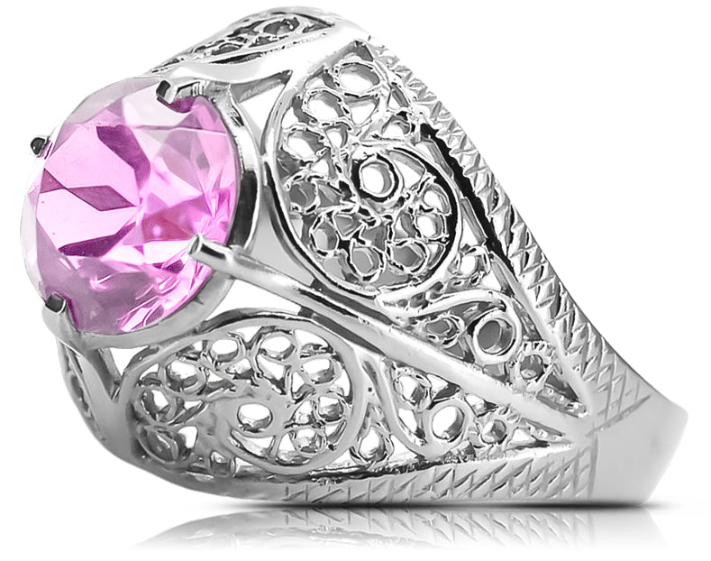 Silver 925 Amethist ring vrc026s Vintage