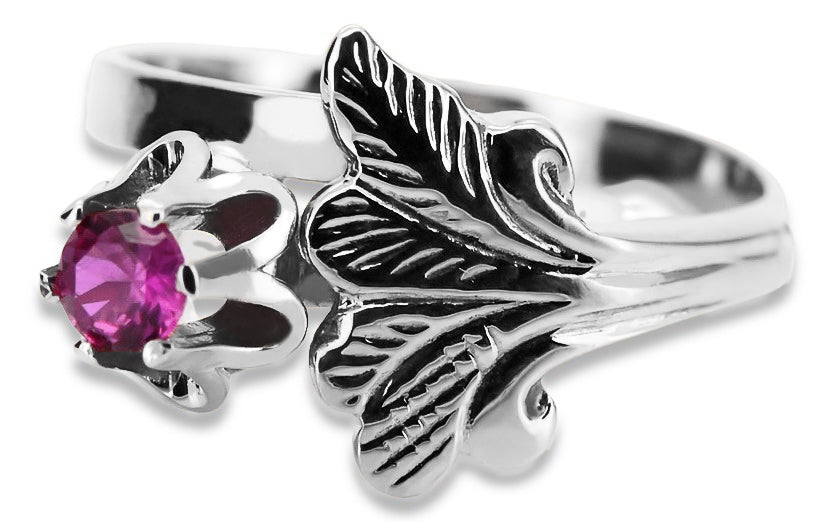 Vintage silver 925 Amethyst ring vrc169s Vintage vrc169s-am