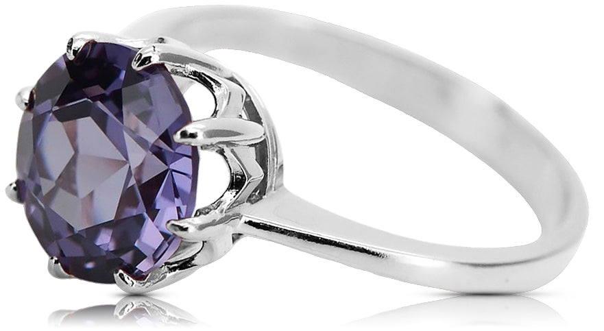 Sterling silver 925 Alexandrite Ring Vintage Jewlery vrc157s vrc157s-ax