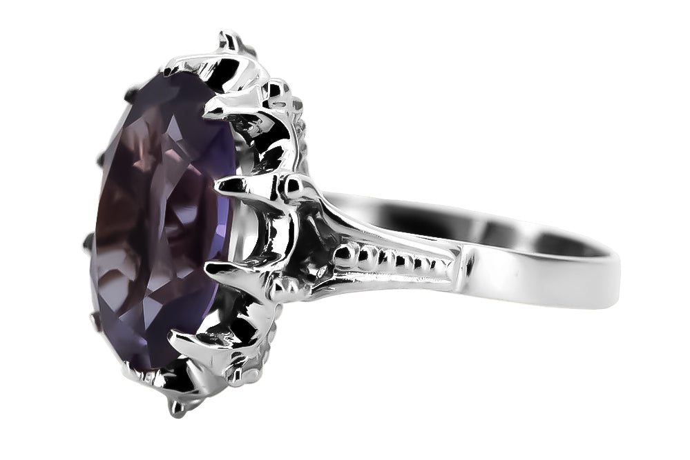 Silver 925 Alexandrite ring vrc079s Vintage vrc079s-ax