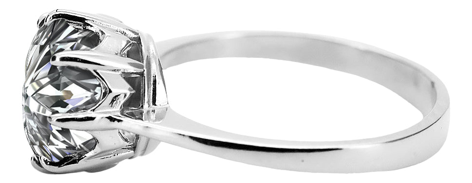 Zircon Sterling silver 925 Ring Vintage craft vrc157s