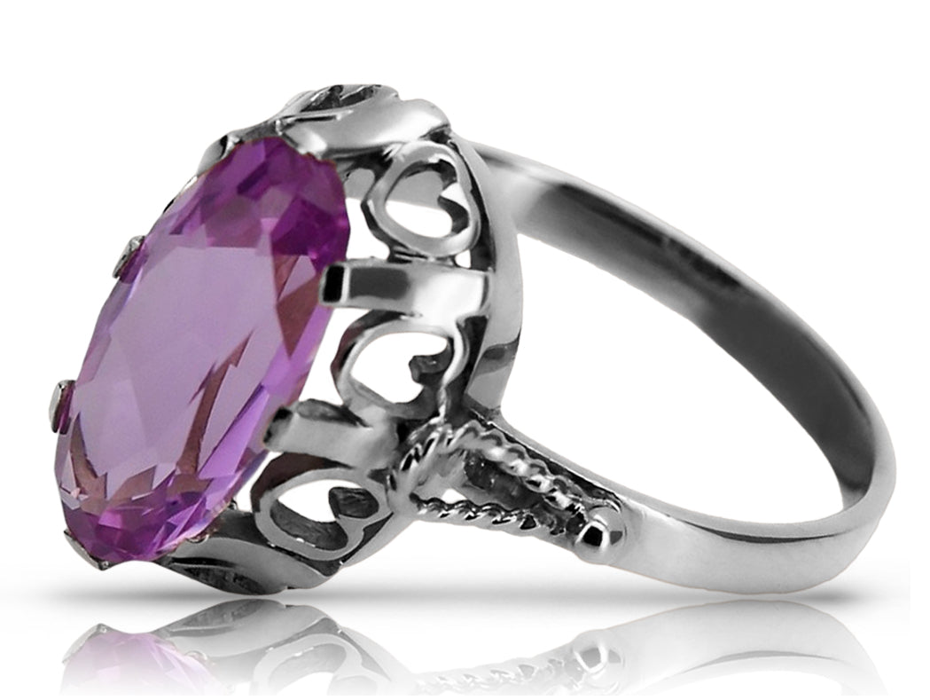 Vintage silver 925 Amethyst ring vrc134s Vintage vrc134s-am