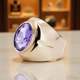 Rose 14k red pink Gold 14k Alexandrite Ring vrc296 Russian Soviet Vintage style. vrc296r-ax