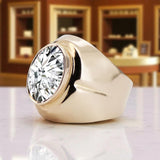 Zircon Original Vintage 14K Rose Gold Ring Vintage style vrc296r vrc296r-zi