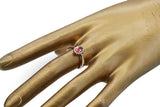 Ruby Original Vintage 14K Rose Gold Ring Vintage crc009r crc009r-rb